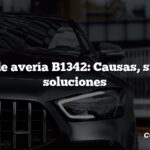 Código de avería B1342: Causas, síntomas, soluciones