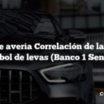 Código de avería Correlación de la posición del árbol de levas (Banco 1 Sensor B)