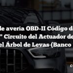 Código de avería OBD-II Código de avería: P0010