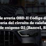 Código de avería OBD-II Código de avería: P0141 Avería del circuito de calefacción del sensor de oxígeno O2 (Banco1, Sensor2)