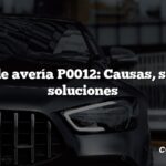 Código de avería P0012: Causas, síntomas, soluciones