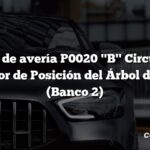 Código de avería P0020