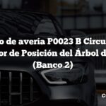 Código de avería P0023 B Circuito del Actuador de Posición del Árbol de Levas (Banco 2)