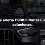 Código de avería P00BE: Causas, síntomas, soluciones.