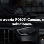 Código de avería P0107: Causas, síntomas, soluciones.