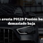 Código de avería P0129 Presión barométrica demasiado baja