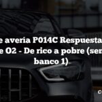 Código de avería P014C Respuesta lenta del sensor de O2 - De rico a pobre (sensor 1 del banco 1)