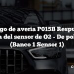 Código de avería P015B Respuesta retardada del sensor de O2 - De pobre a rico (Banco 1 Sensor 1)