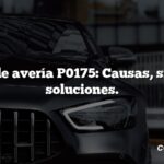 Código de avería P0175: Causas, síntomas, soluciones.