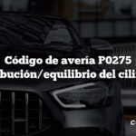 Código de avería P0275 Contribución/equilibrio del cilindro 5