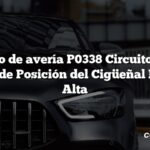 Código de avería P0338 Circuito A del Sensor de Posición del Cigüeñal Entrada Alta