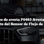 Código de avería P0465 Avería en el Circuito del Sensor de Flujo de Purga