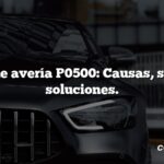 Código de avería P0500: Causas, síntomas, soluciones.