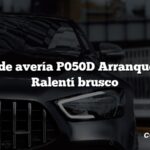 Código de avería P050D Arranque en frío Ralentí brusco