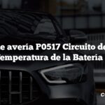 Código de avería P0517 Circuito del Sensor de Temperatura de la Batería Alto