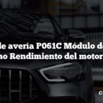 Código de avería P061C Módulo de control interno Rendimiento del motor RPM