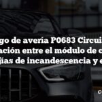 Código de avería P0683 Circuito de comunicación entre el módulo de control de las bujías de incandescencia y el PCM