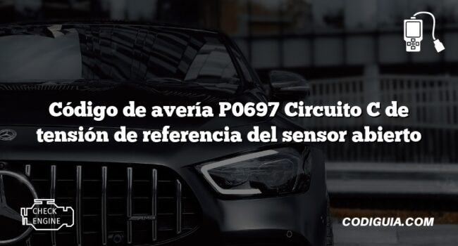 Código de avería P0697 Circuito C de tensión de referencia del sensor abierto