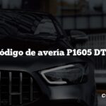 Código de avería P1605 DTC