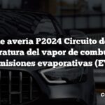 Código de avería P2024 Circuito del sensor de temperatura del vapor de combustible de las emisiones evaporativas (EVAP)