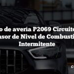 Código de avería P2069 Circuito B del Sensor de Nivel de Combustible Intermitente