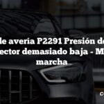 Código de avería P2291 Presión de control del inyector demasiado baja - Motor en marcha