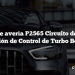 Código de avería P2565 Circuito del Sensor de Posición de Control de Turbo Boost Alto