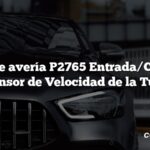 Código de avería P2765 Entrada/Circuito A del Sensor de Velocidad de la Turbina