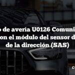 Código de avería U0126 Comunicación perdida con el módulo del sensor del ángulo de la dirección (SAS)